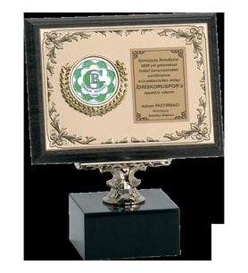 ODAK KUPA - Ahşap Plaketler - PL-072 B - 15x20 cm