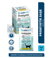 OneVet Probiyotik Şase Kediler Için Sindirmeye Yardımcı Takviye Vitamini 7 Adet 1 Gr