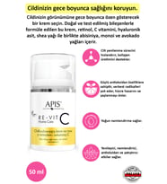 Gece Kremi Onarıcı Retinol ve C Vitaminli - 50ml