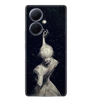 Vivo V29 Lite Kılıf Resimli Desenli Baskılı Silikon Star Woman 1332