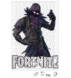 Fortnite Raven Skin Puzzle 240 Parça Yapboz