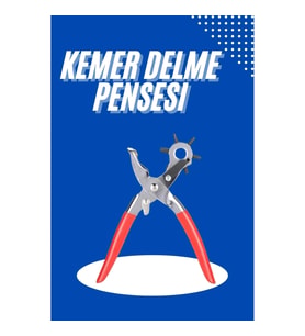 Mey İthalat® Kemer Delici Kemer Delme Pensesi Delik Açıcı Şık Aparatı Aparat