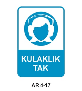 İŞ GÜVENLİĞİ UYARI LEVHASI 1 ADET PVC 21 X 29CM