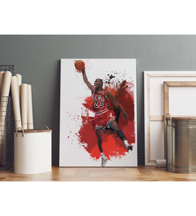 Michael Jordan Kanvas Tablo 40x55cm NBA Poster