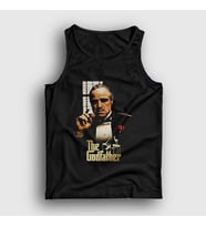 Presmono Unisex Siyah Marlon Film Baba The Godfather Atlet 252052tt