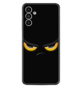 Samsung A23 A31 A32 A50 A51 A52 A53 A70 Kılıf Desenli Silikon Black Eyes 1644