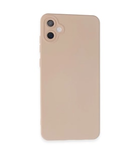 Samsung Galaxy A05 Kılıf Nano içi Kadife Silikon - Pudra