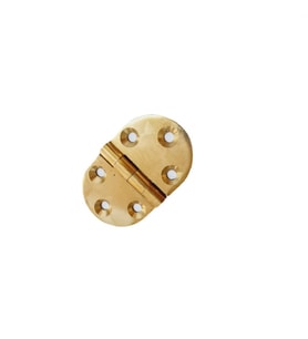Pirinç Oval Yaprak Menteşe 40x67x3,5 mm – 4 cm Dekoratif Menteşe / 5 adet