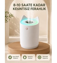 Ultrasonik Ha Nemlendirme Cihazı 7 Renk LED Aromaterapi Difüzör