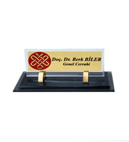 Kişiye Özel Tasarım Kristal İsimlik Ofis İsimlik Yönetici İsimlik Kristal Masa İsimliği