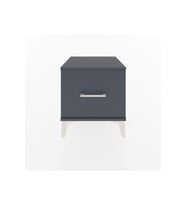 Hyperion Komodin Tek Çekmeceli 44x44x48 Antrasit-Antrasit