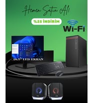 DAGMOR BN2015073 H110 ANAKART İNTEL İ5 6 8GB DDR4 120GB SSD 18.5' MONİTÖR WİFİ FULL SET (Siyah)
