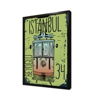 Tramvay Çerçeveli Mdf Tablo