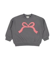 Civil Baby Fiyonk Nakışlı 6-18 Ay Sweatshirt - Gri (Koyu Gri)
