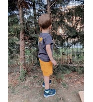 Unisex Çocuk Lunatic Earth Şort Hardal Yazlık Kapri