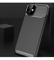 Apple iPhone 11 Kılıf Esnek Soft Karbon Tasarım Legion Serisi (Siyah)