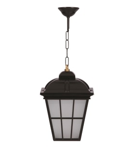 AVONNI BFE-68046-BSY-OP Siyah Boyalı Dış Mekan Aydınlatma E27 Aluminyum Cam 23cm