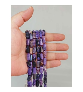 Bileklik Boy Yarım Dizi Çeroit Taşı 7x12mm (49956) (18CM UZUNLUĞUNDADIR)