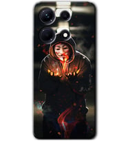 İnfinix Note 30 Pro Kılıf HD Desen Baskılı Kılıf - V for Fire