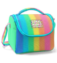 Coral High Kız Çocuk Beslenme Çantası - Thermo - Renkli Çizgili Mavi Turuncu (Çok Renkli)