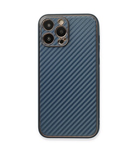 Apple İphone 13 Pro Kılıf Coco Karbon Silikon - Mavi