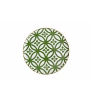 Porland Morocco Desen1 Yeşil Düz Tabak 20 cm 04A+P018853