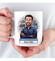 En Başarılı Erkek Bilgisayar Mühendisine hediye Karikatürlü Kupa Bardak