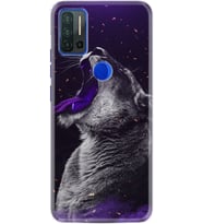 Reeder P13 Blue Max Pro Kılıf Silikon Desen Purple Leopar 1750