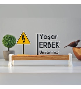 ofis isimliği, Masa isimliği , İsimlik, Meslek isimliği (Model 9)