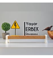 ofis isimliği, Masa isimliği , İsimlik, Meslek isimliği (Model 9)