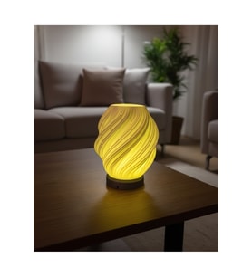 Yumuşak ışıkla sıcak atmosfer yaratan LED tealight lamba (Krem)
