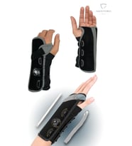 Ayarlanabilir El Bilek Ateli Neopren Kumaş Metal Ve Plastik Destekli Sağ Taraflı HS-0021