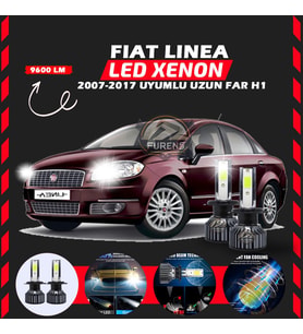 Fiat Linea 2007-2017 Uzun Far Uyumlu Şimşek Etkili Led Xenon Pro Series H1