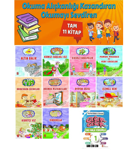 1.Sınıf Okuma Alışkanlığı Kazandıran Okumayı Sevdiren Tam 11 Kitap