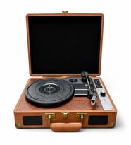 Ultratekno MZL-P01 Çanta Valiz Şeklinde Pikap Bluetooth Hoparlör 3 Hız 33/45/78 RPM Plak Çalar