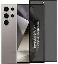 es Samsung Galaxy S24 Ultra Gizli Hayalet Ekran Koruyucu, Yandan GÖrünmeyen Full Ekran Koruyucu Cam, Tam Gizlilik Tam Koruma.