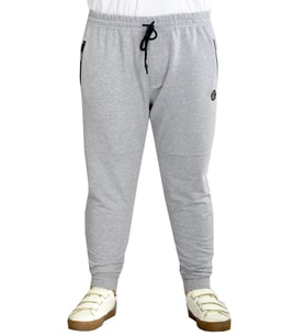 Mode XL Büyük Beden Eşofman Altı DarPaça Zippered 22501 Grimelanj