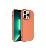 Apple iPhone 14 Pro Uyumlu Kılıf Zore Kamera Korumalı Mara Lansman Kapak (Turuncu)
