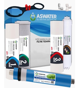 Açık Kasa Compact Su Arıtma Cihazı AW 5'li Filtresi Seti Tüm (HOUSİNGLİ) Cihazlar Ile Uyumlu