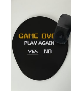 Gamer Sevgiliye Hediye Game Over Tasarımlı Mouse Altlığı Mouse Pad Mousepad