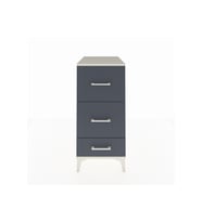 Kronos Komodin 3 Çekmeceli 44x59x96 Aytaşı-Antrasit