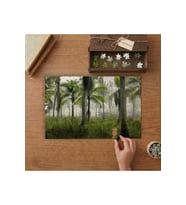 Palm Ağaçları - Orman Tasarımı 240 parça Ahşap Puzzle Ahşap Kutuda MP04501