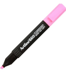 ARTLINE EK- 660 KESİK UÇ 1.0-4.0mm  HIGHLIGHTER FOSFORLU KALEM PINK