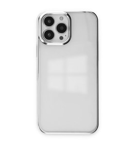 Apple İphone 14 Pro Kılıf Element Silikon - Gümüş