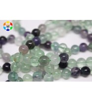 Florit Taşı YARIM Dizi 8mm (18cm uzunluğundadır)