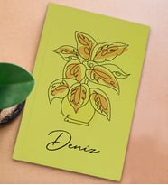 BK Gift Kişiye Özel İsimli Sert Kapaklı Sarı Defter, Arkadaşa Hediye, Yeni İş Hediyesi, Anı Defteri, Doğum Günü Hediyesi-1 (Model 1)