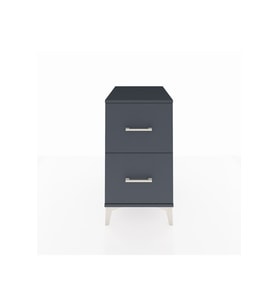 Kronos Komodin 2 Çekmeceli 44x59x80 Antrasit-Antrasit