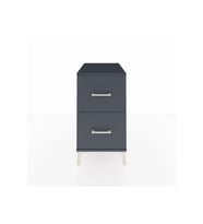 Kronos Komodin 2 Çekmeceli 44x59x80 Antrasit-Antrasit