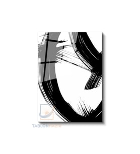 Dikey Cam Tablo Salon Duvar Tablosu Dikey Cam Soyut 0021 Yeni Ev Hediyesi Ofis Tablosu