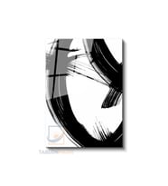 Dikey Cam Tablo Salon Duvar Tablosu Dikey Cam Soyut 0021 Yeni Ev Hediyesi Ofis Tablosu